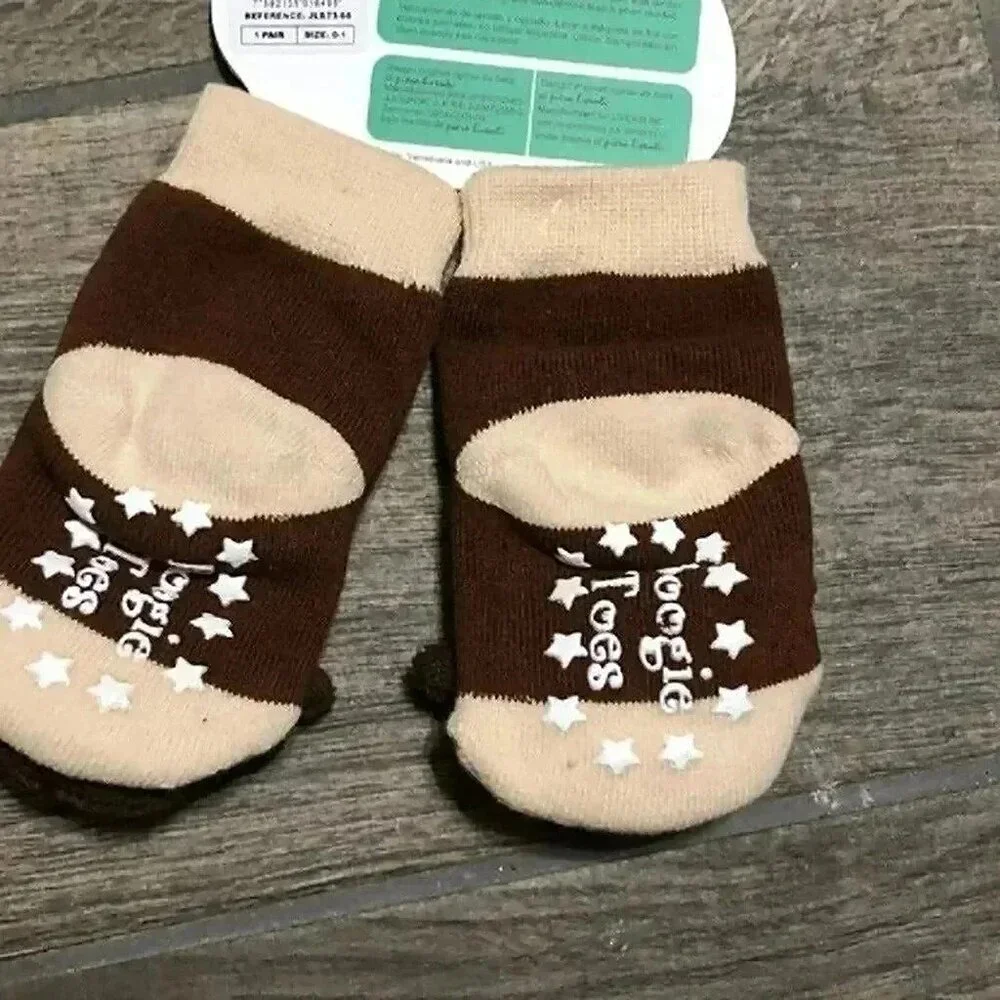 NWT boogie toes boutique longhorn Steer or bull rattle socks size 1-2Y